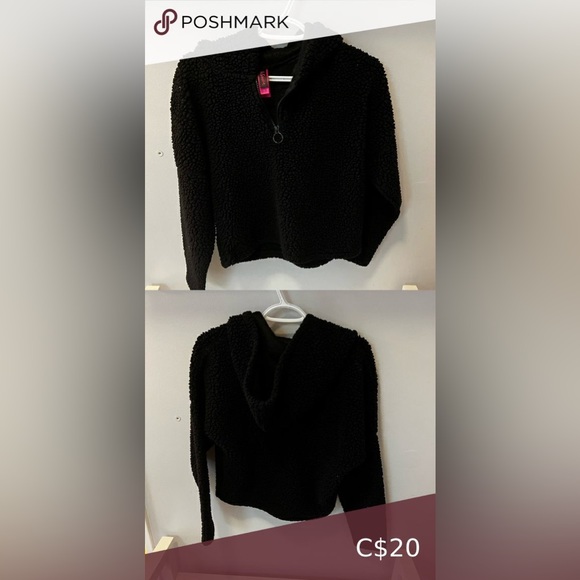 La Senza Terry Sherpa Half Zip HoOdie - Picture 4 of 5